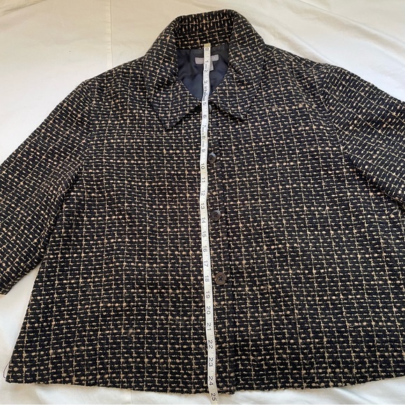Investments Black/Brown Tweed 3/4 sleeve Blazer/Jacket for Casual/Business Wear. - Picture 8 of 10